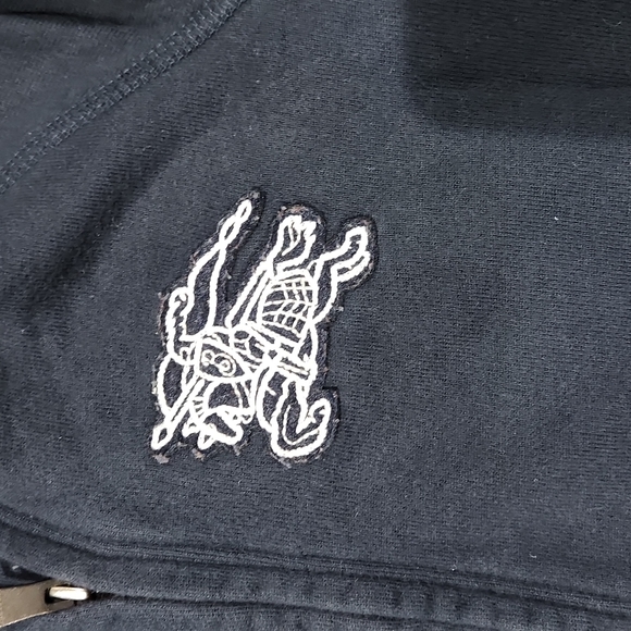 Burberry Kids Navy Blue Zip Up Hoodie Cotton Size 4Y - Picture 3 of 10